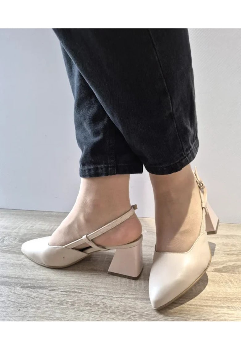 Дамски сандали 3754-2 - Елегантни - нюд - Hюд цвят PERLLA