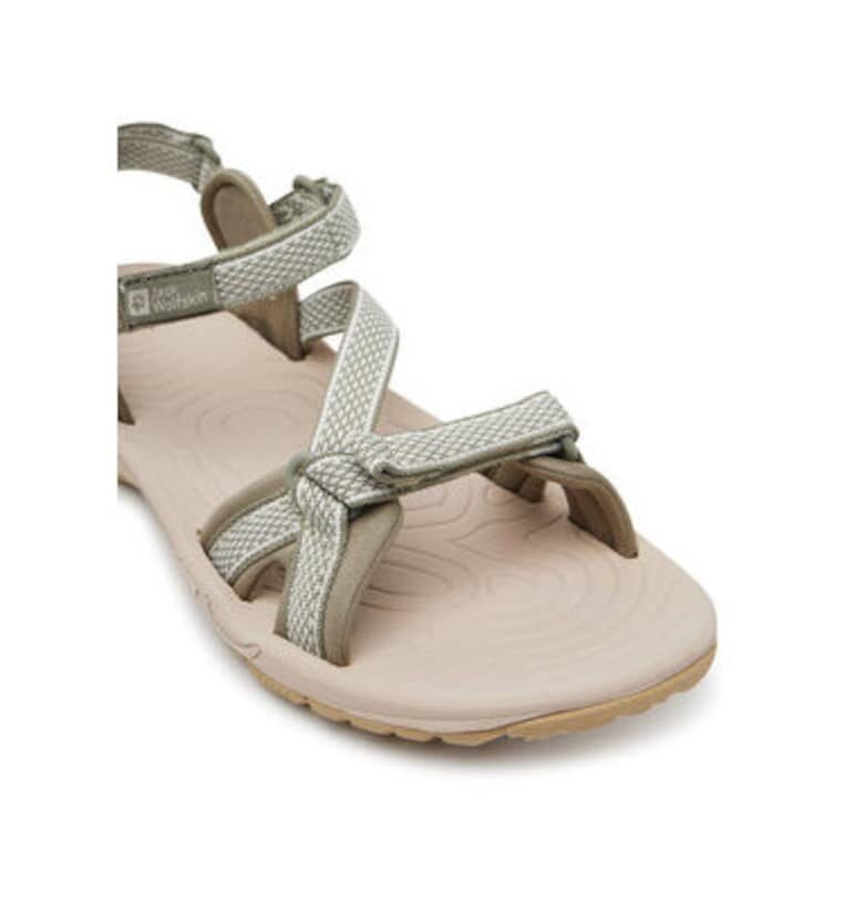 Дамски сандали - 4019041 -  Текстил - Бежови - Бежов Jack Wolfskin