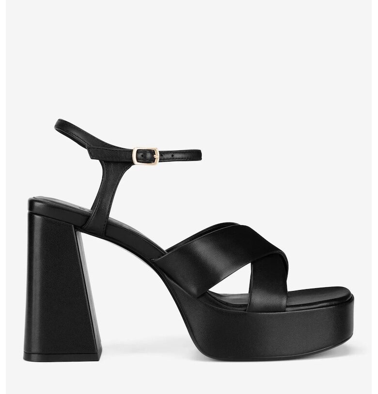 Дамски сандали  5903698194516 - Естествена кожа - Черен BADURA