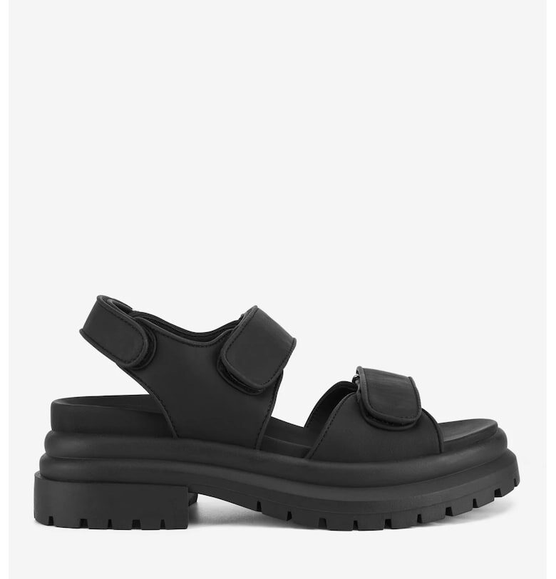 Дамски сандали  5903698622439 - Синтетика - Черни BADURA