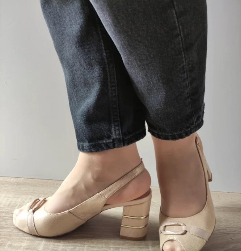 Дамски сандали  60042C 12-I - Елегантни - Бежово злато - Бежово - Бежов Epica