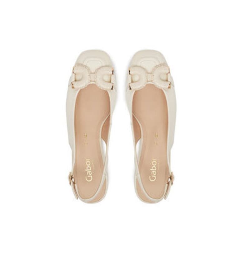 Дамски сандали - 62.243.90 -  Естествена кожа - Бял Gabor