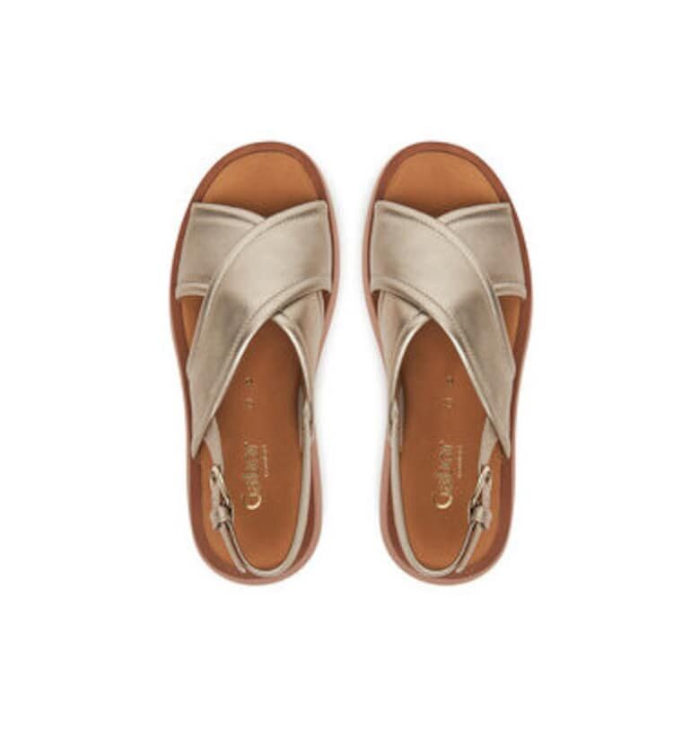 Дамски сандали - 62.851.82 -  Естествена кожа - Златист Gabor