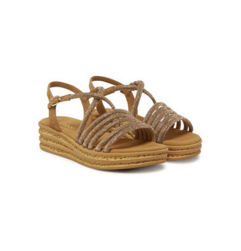 Дамски сандали - 64.555.84 -  Текстил - Кафяв Gabor