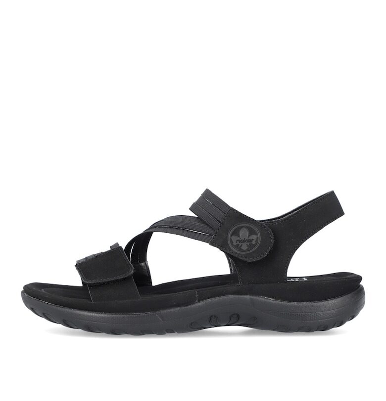 Дамски сандали 64870 02-черни- Rieker