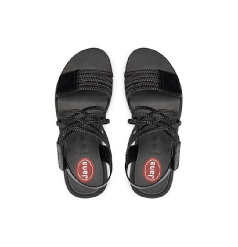 Дамски сандали - 8-28766-42 001 - Jana - Екокожа - Черен Jana Shoes