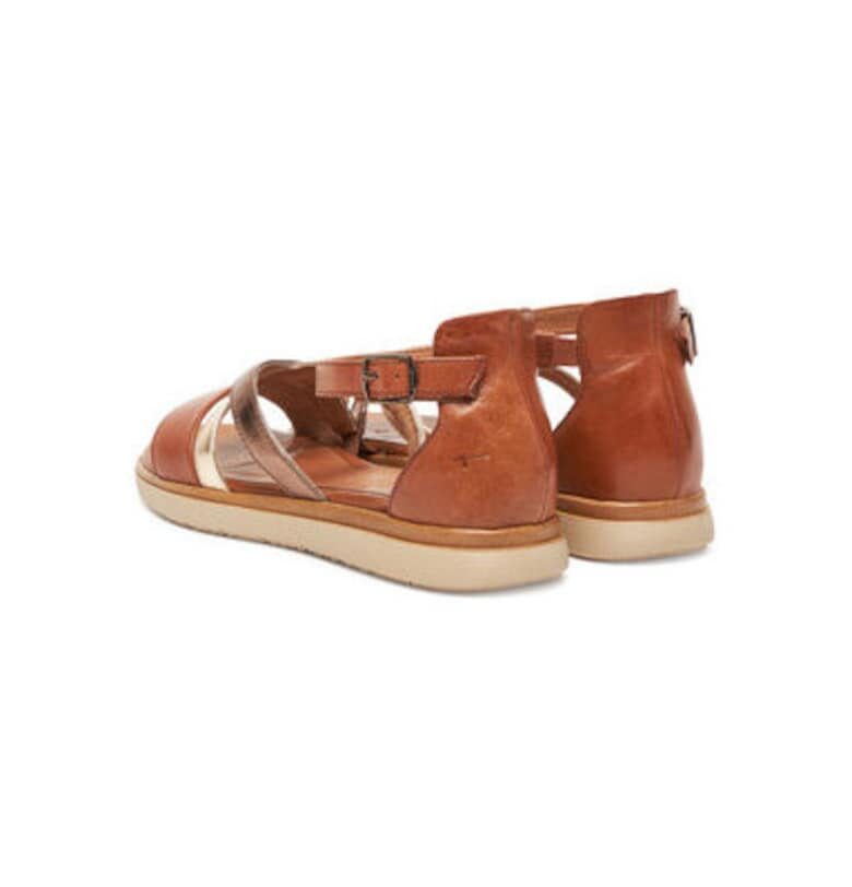 Дамски сандали - 8-88601-44 442 -  Естествена кожа - Кафяв Tamaris