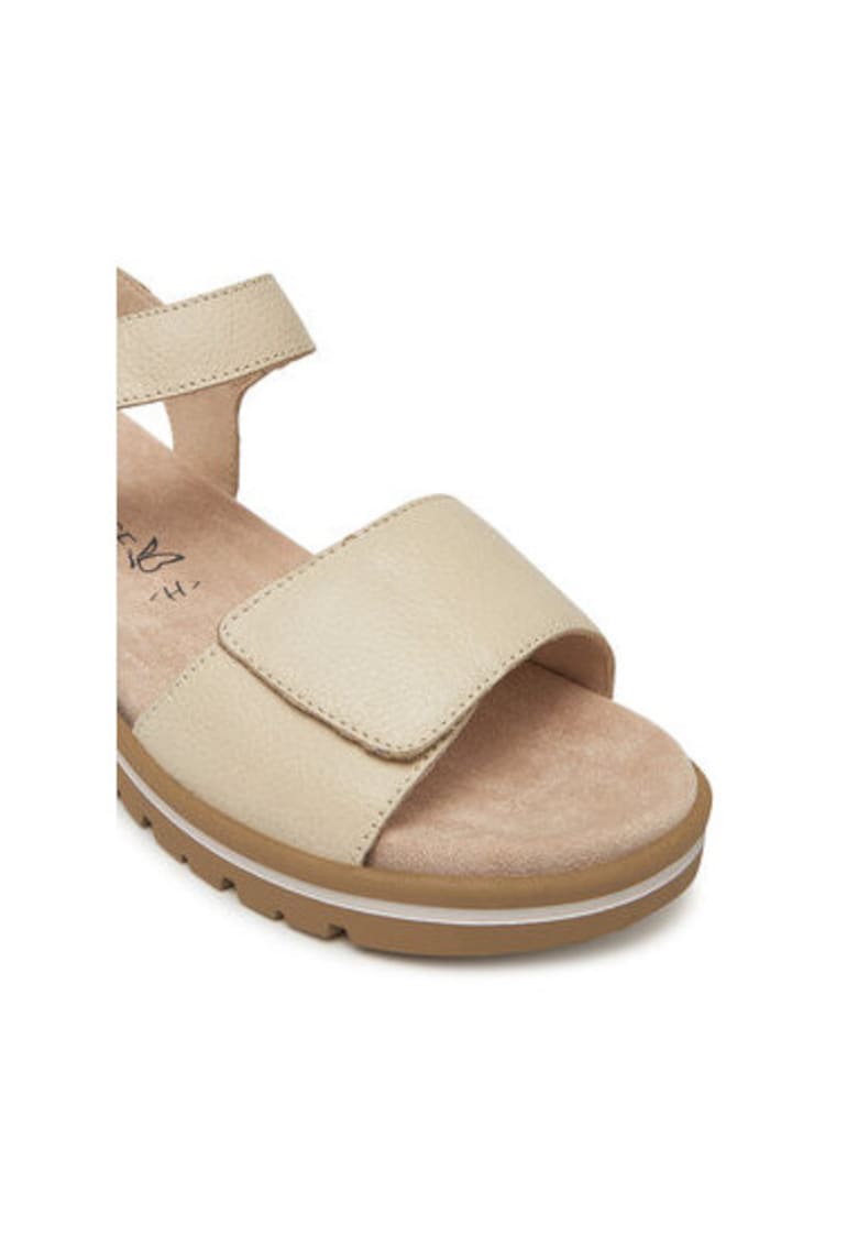 Дамски сандали - 9-28712-44 - Естествена кожа - Бели - Бял Caprice