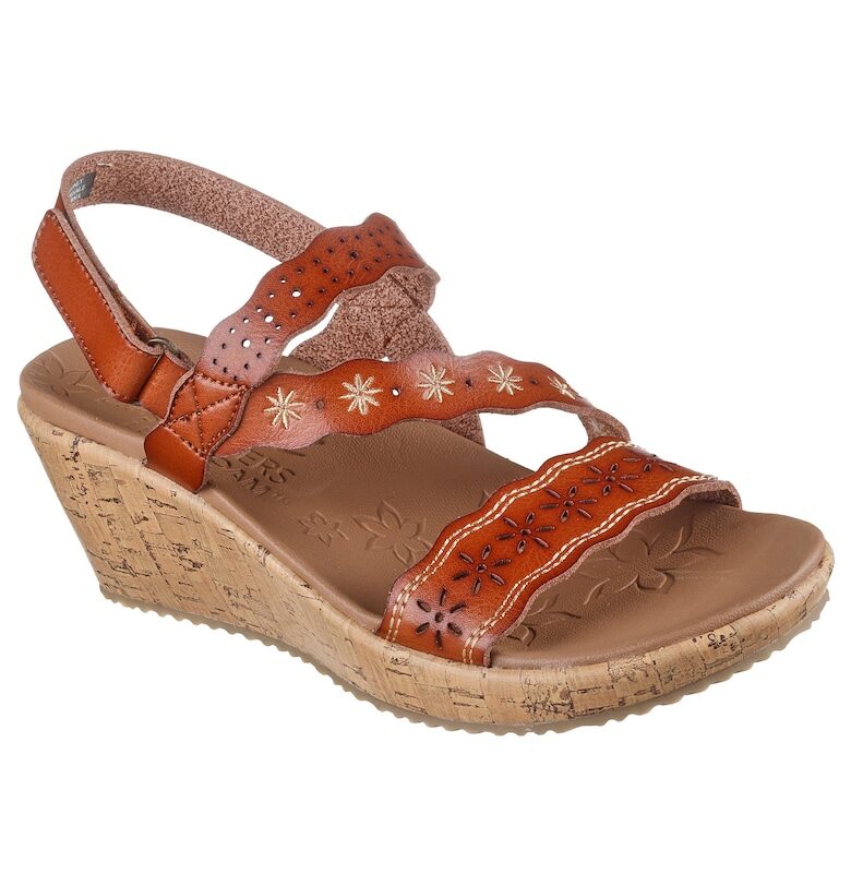 Дамски сандали BEVERLEE CHERISHED AURA 119596 - Кафяв Skechers