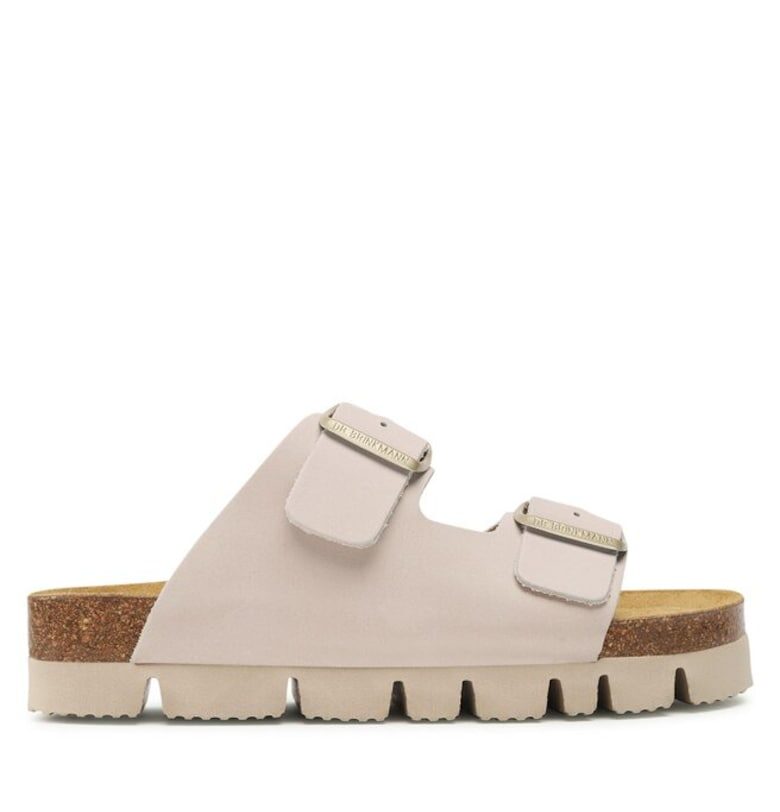 Дамски сандали Brinkmann - 302052103 - Естествена кожа/Нубук - Екрю DrBrinkmann