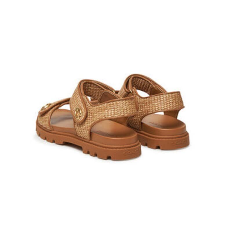 Дамски сандали - CAR55 -  Синтетика - Кафяв Coach