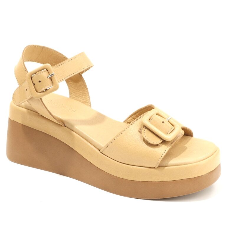 Дамски сандали D58 2213 - Бежов ANNA VIOTTI