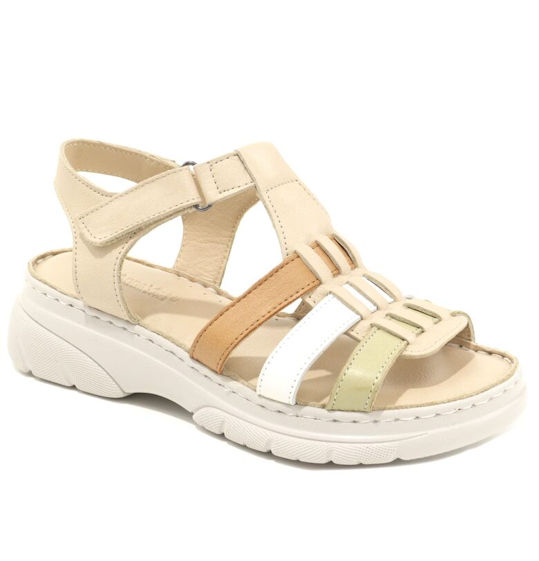 Дамски сандали D60 336 - Бежов ANNA VIOTTI