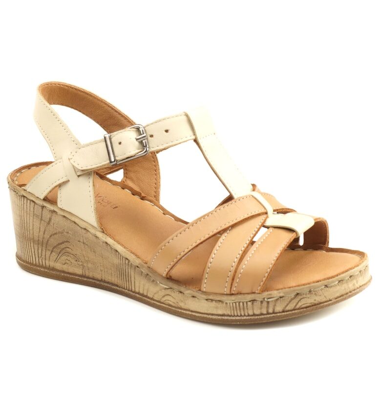 Дамски сандали D72 613 - Кафяв ANNA VIOTTI