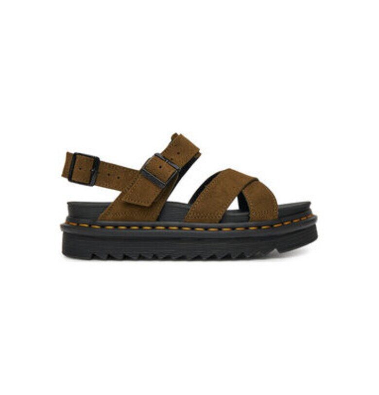 Дамски сандали - DM41122300 -  Естествена кожа - Зелен Dr Martens