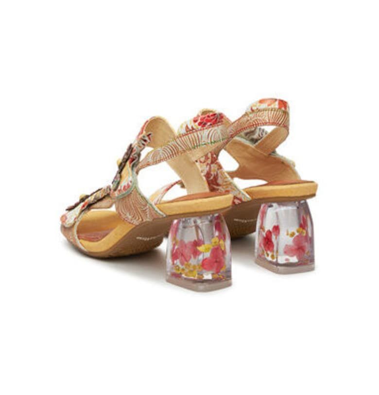 Дамски сандали FRAMBOISEO 26  Естествена кожа - Многоцветен Laura Vita