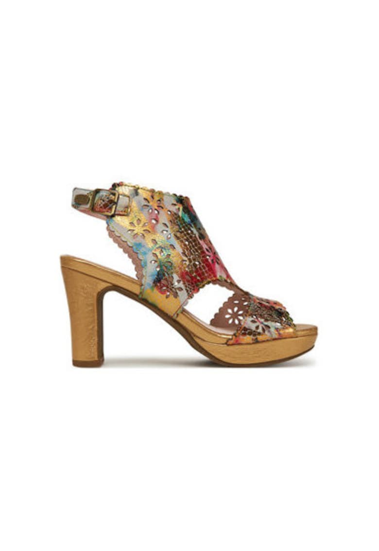 Дамски сандали HICAO 0423 - Естествена кожа - Многоцветен Laura Vita