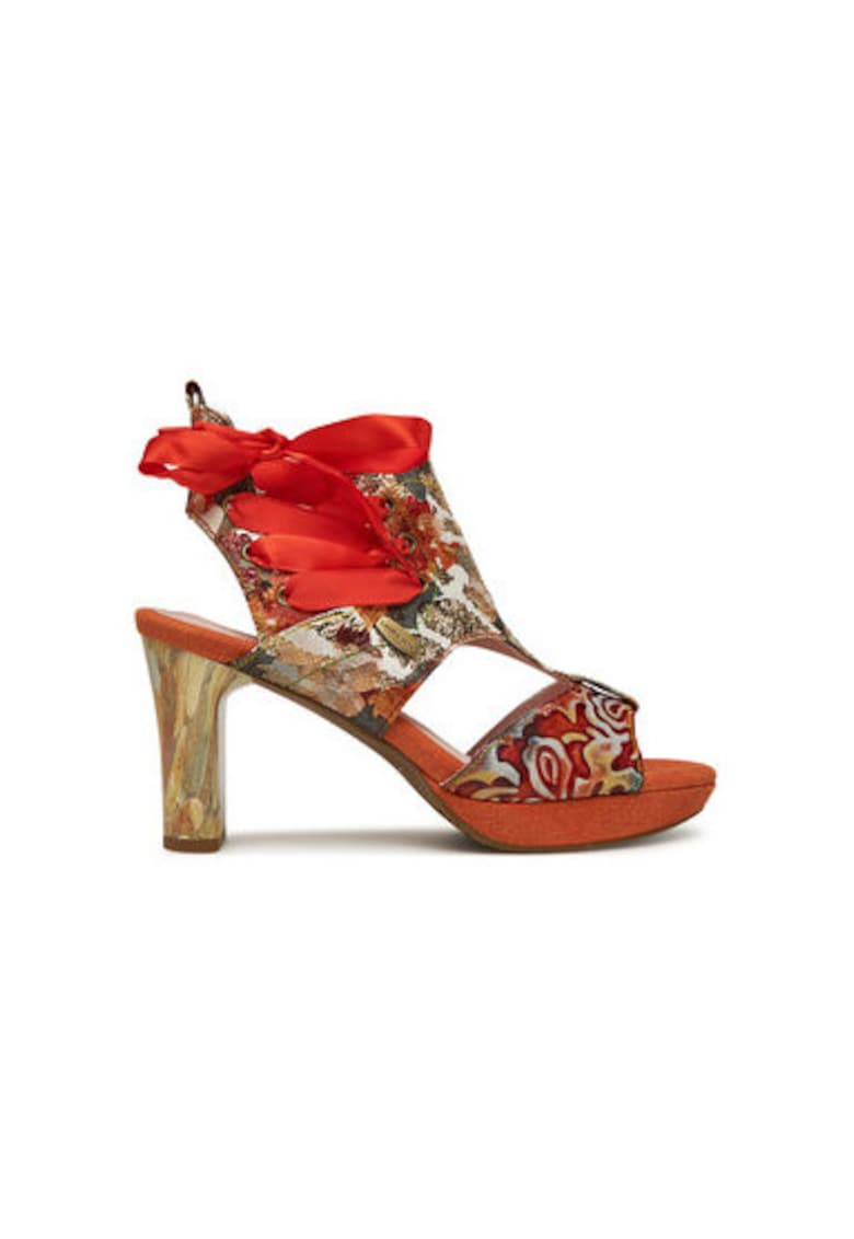 Дамски сандали - HICAO 09 - Естествена кожа - Корал - Корал Laura Vita