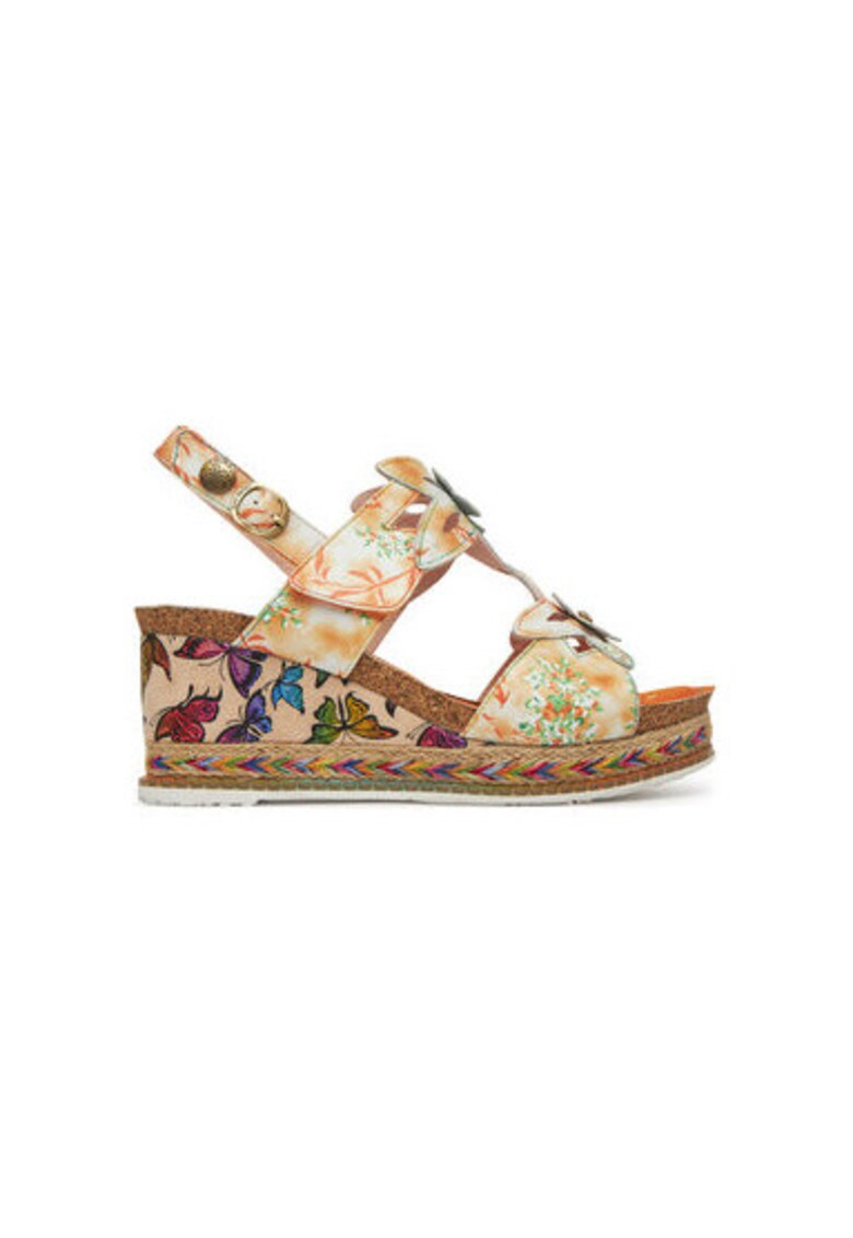 Дамски сандали - Hacdeo 21 - Естествена кожа - Оранжев Laura Vita