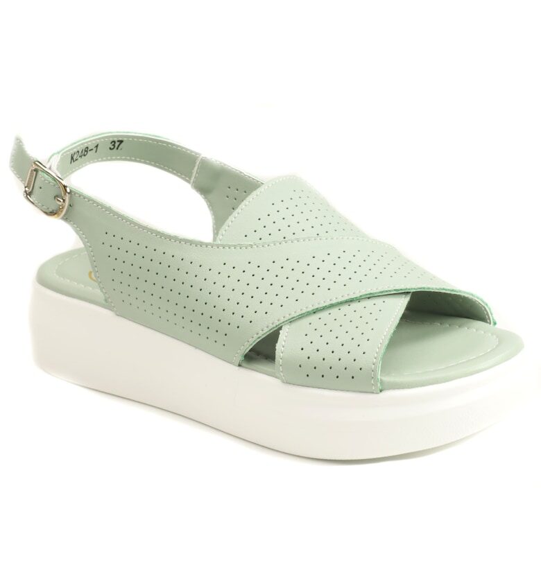 Дамски сандали K248 1 - Зелен FORMAZIONE