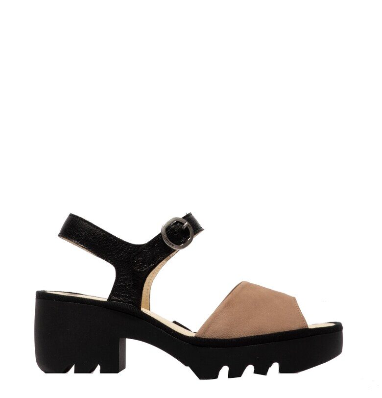 Дамски сандали  TULL - естествена кожа - кафяви Fly London