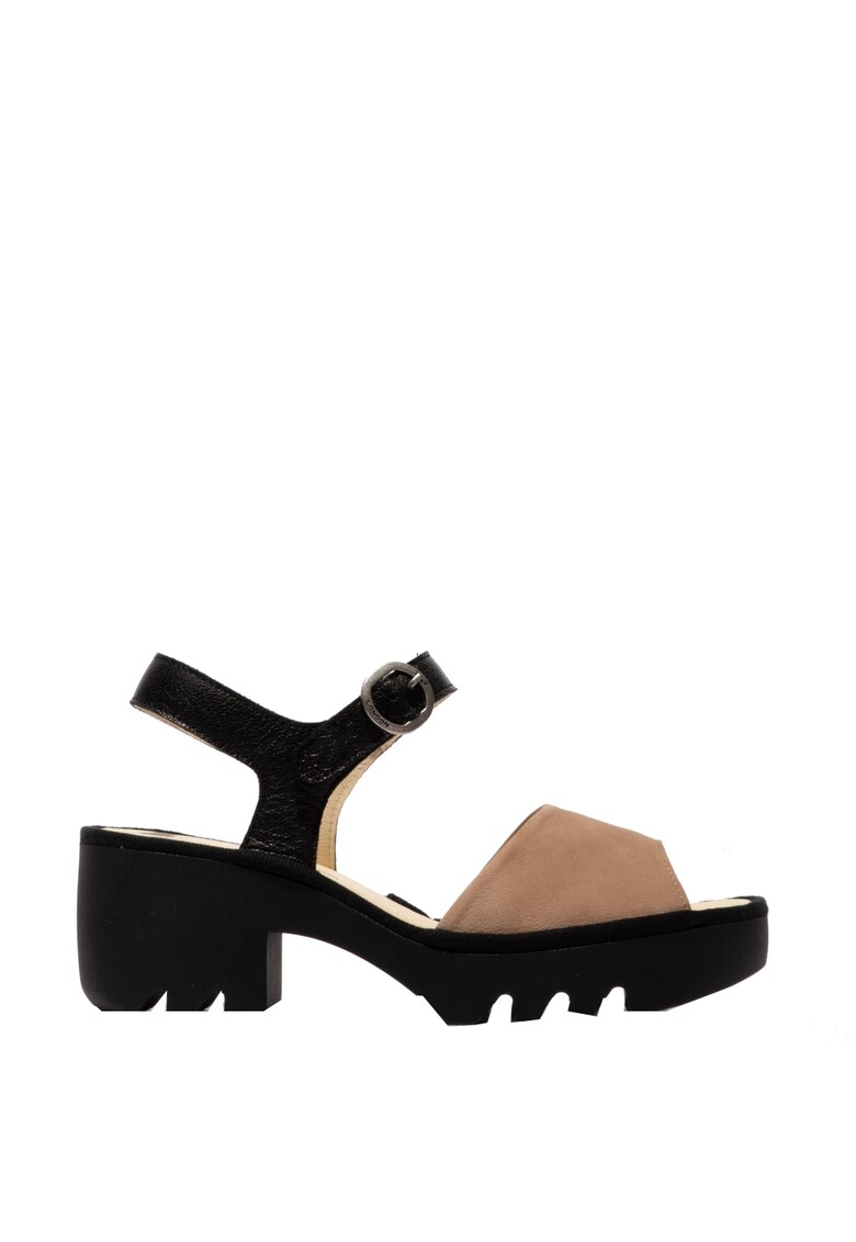 Дамски сандали TULL - естествена кожа - кафяви Fly London