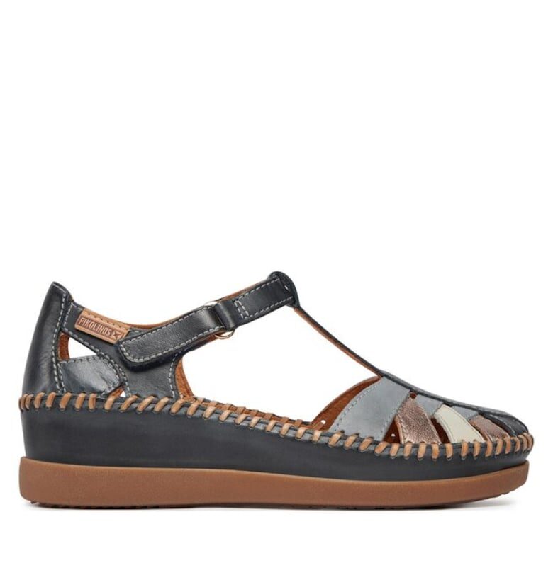 Дамски сандали  Естествена кожа - Син - Син Pikolinos