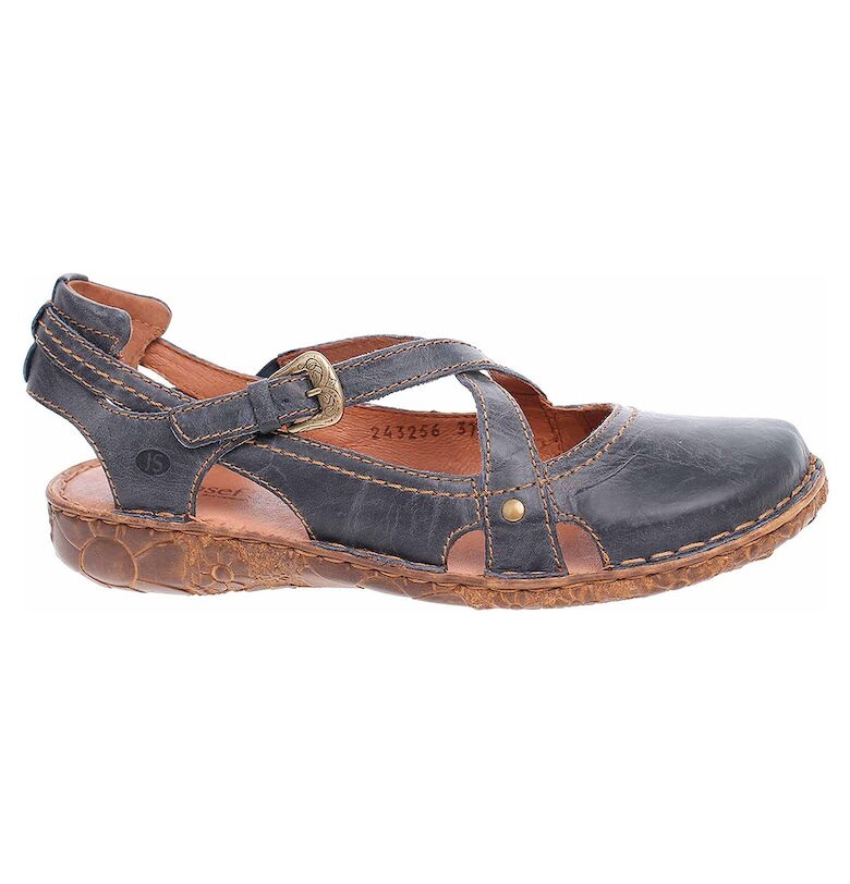 Дамски сандали за ежедневието  Естествена кожа - Сини - Josef Seibel