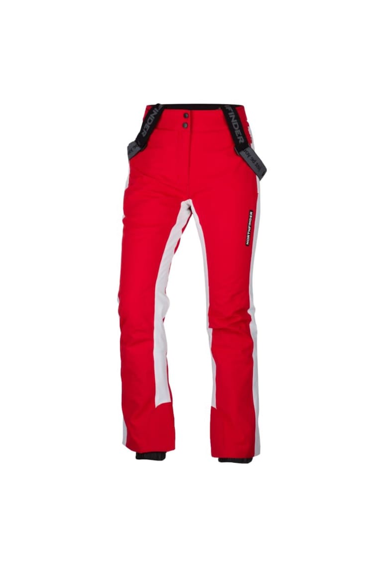 Дамски софтшел панталон за ски 3L 5K/5K June - Червен NORTHFINDER