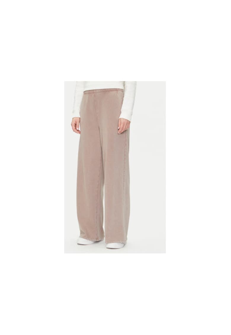 Дамски спортен панталон 732776-10 - памук/рециклиран полиестер - бежов - Бежов GAP