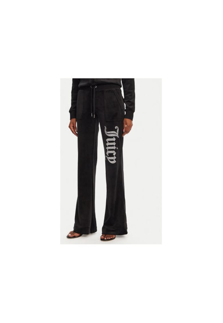 Дамски спортен панталон JCBBJ125806 - Полиестер/Еластан - Черен - Черен Juicy Couture