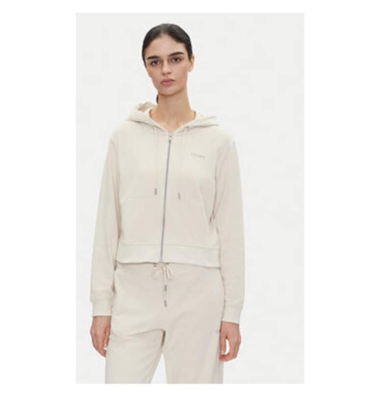 Дамски спортен суитшърт Dkny - DP5J9588 - памук/полиестер - бежов - Бежов dkny sport