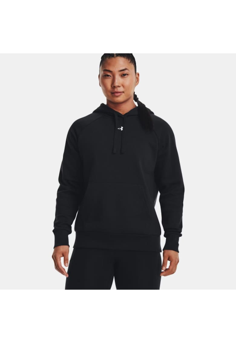 Дамски спортен суичър памук/полиестер - черен - Черен Under Armour