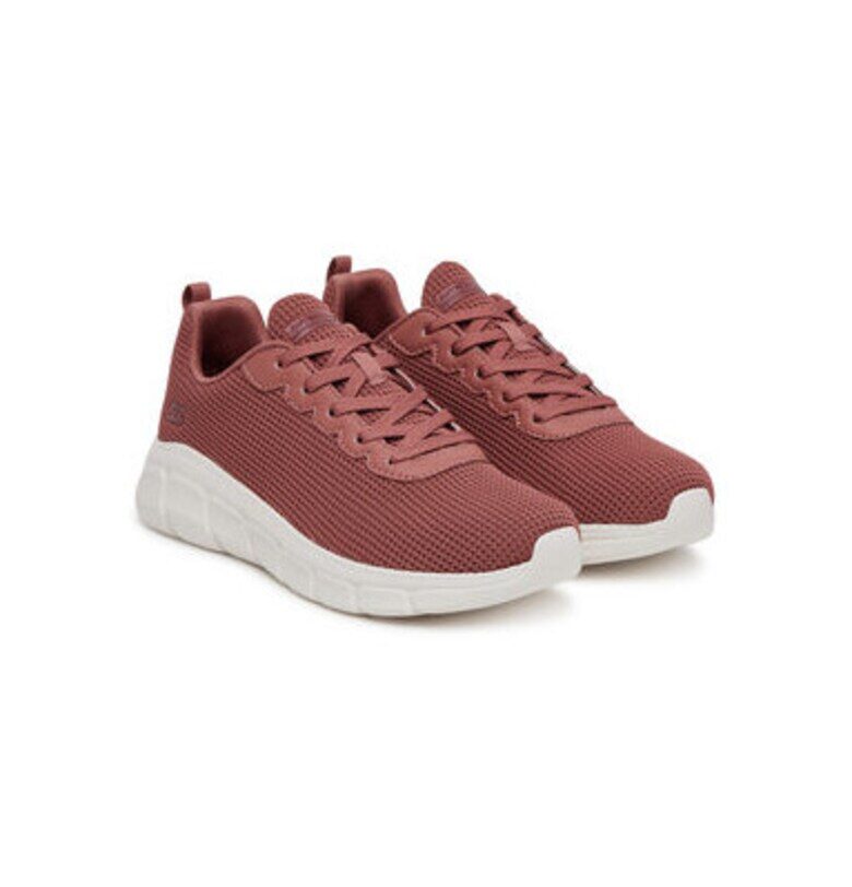 Дамски спортни обувки - 117346 -  Текстил - Бордо Skechers