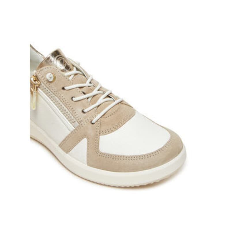 Дамски спортни обувки - 12-23914-05 -  Естествена кожа - Бежов Ara