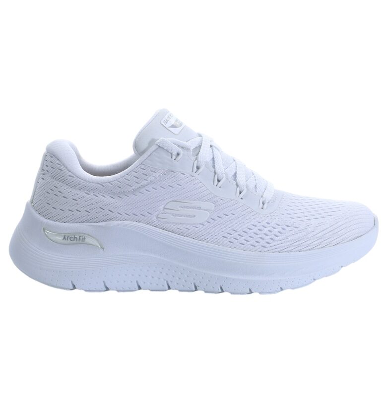 Дамски спортни обувки 150051-WHT -  Текстил - Бели Skechers