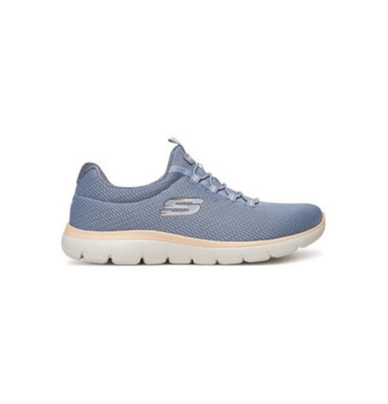 Дамски спортни обувки - 150268 -  Текстил - Син Skechers