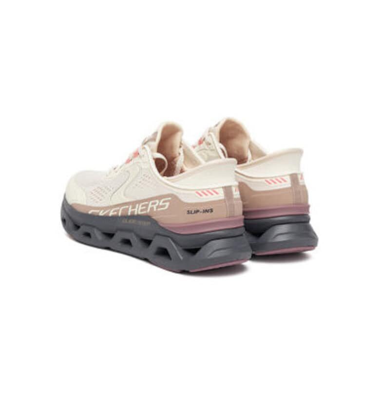 Дамски спортни обувки - 150510 -  Текстил - - Бежов Skechers