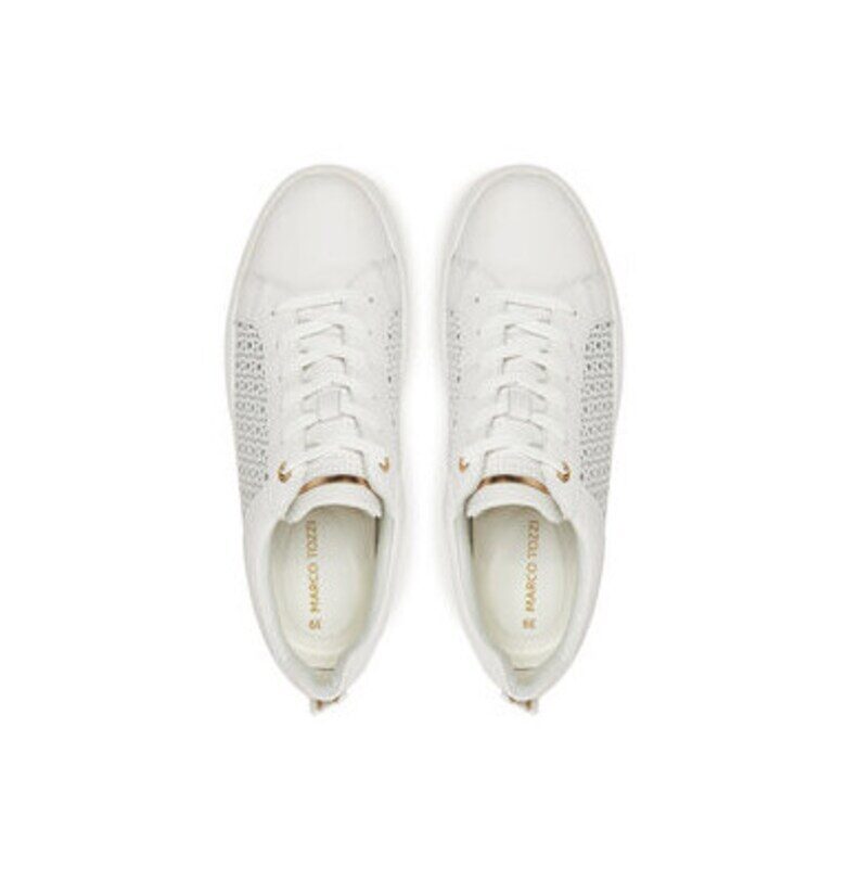 Дамски спортни обувки - 2-23798-44 -  Екокожа - Бял Marco Tozzi