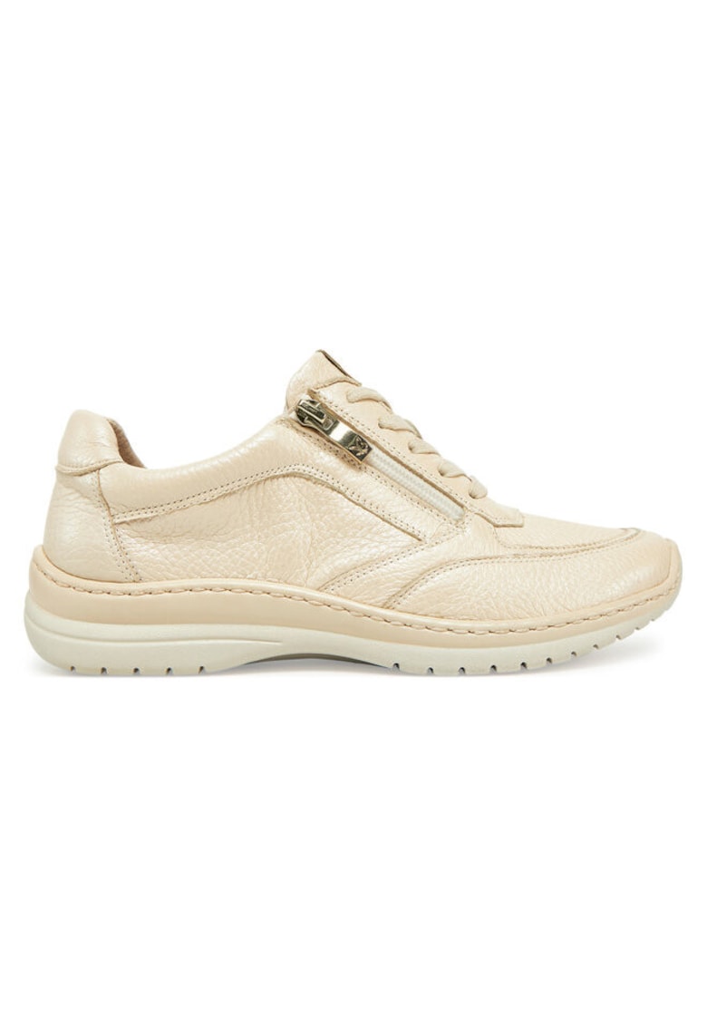 Дамски спортни обувки 304664205 - Естествена кожа - Бежов - Бежов Caprice