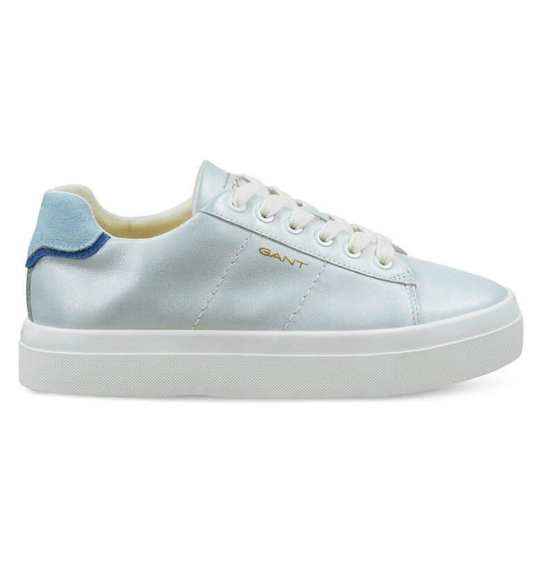 Дамски спортни обувки - 30531832 -  Естествена кожа - Сребрист Gant