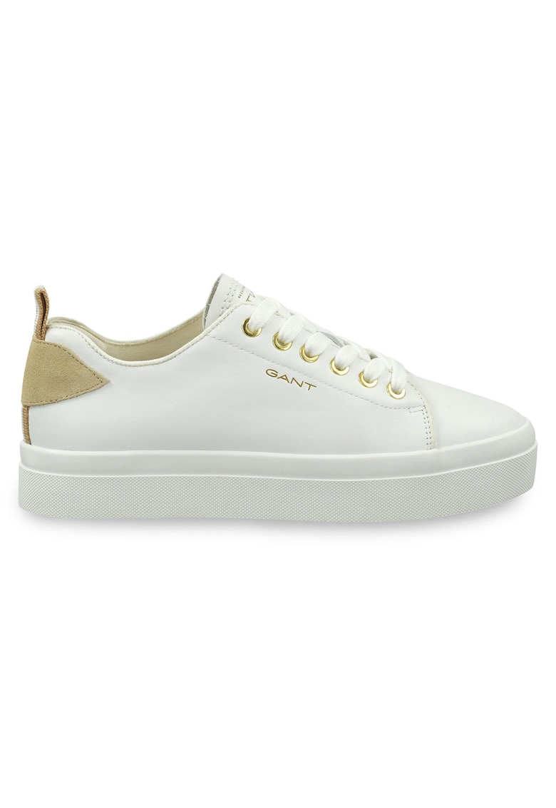Дамски спортни обувки - 30531921 - Естествена кожа - Бял Gant