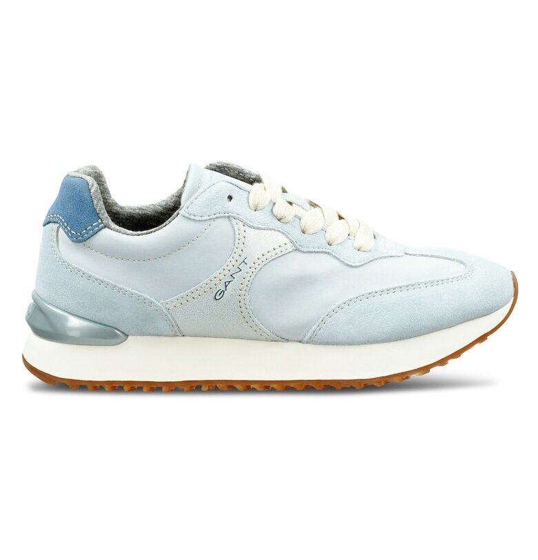 Дамски спортни обувки - 30533842 -  Естествена кожа - Светлосин Gant