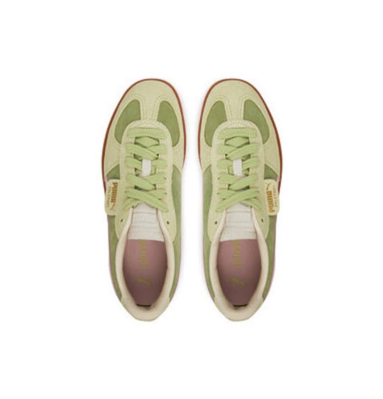 Дамски спортни обувки - 396463 -  Естествена кожа - Зелен Puma