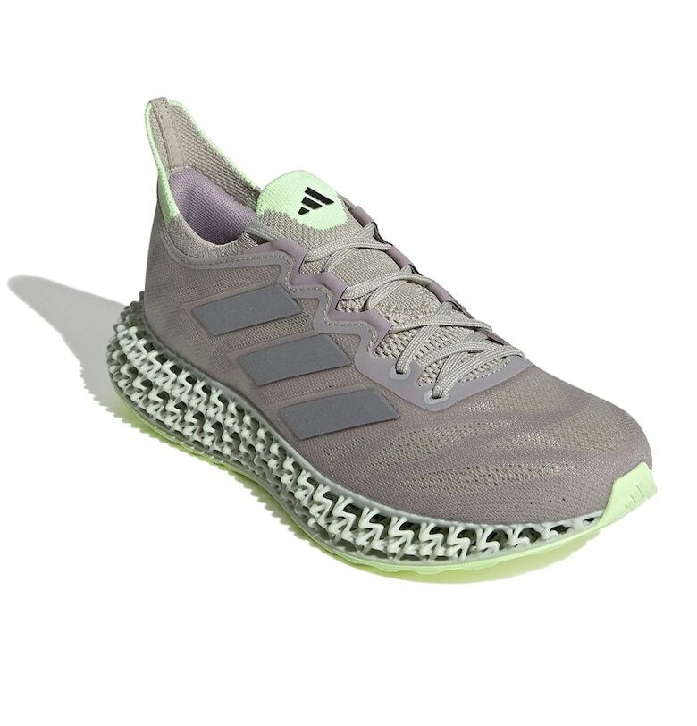 Дамски спортни обувки  4DFWD 3 - текстил/синтетични - за бягане - сиви/зелени adidas