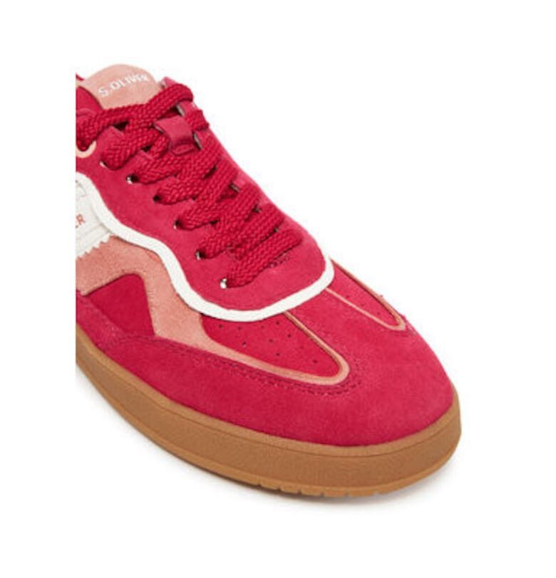 Дамски спортни обувки - 5-23616-44 - S Oliver - Естествена кожа - Розово sOliver