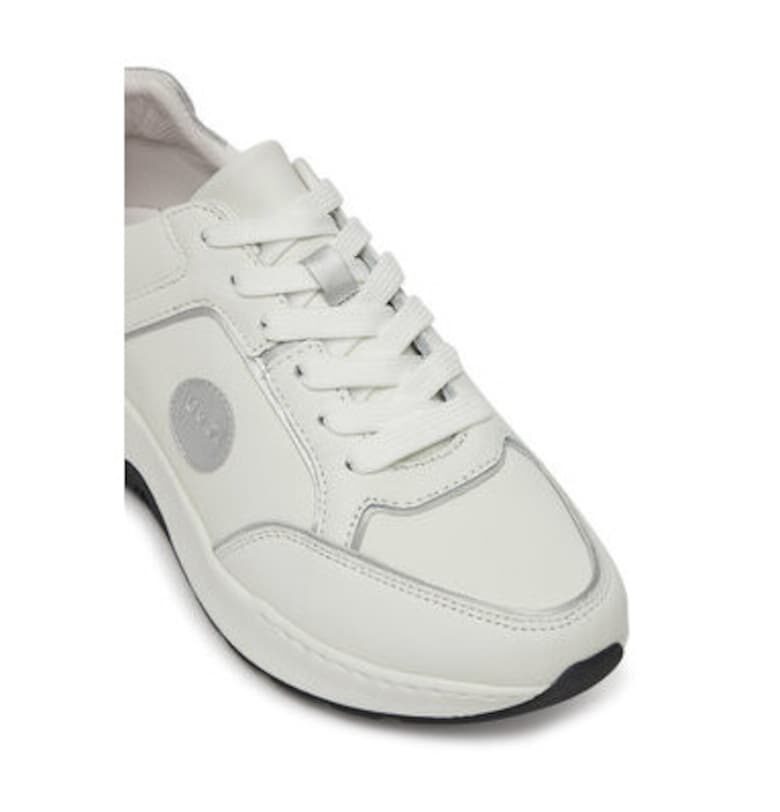 Дамски спортни обувки - 96512 -  Естествена кожа - 41 EU - Бяло/Сребристо - Бял/Сребрист Josef Seibel