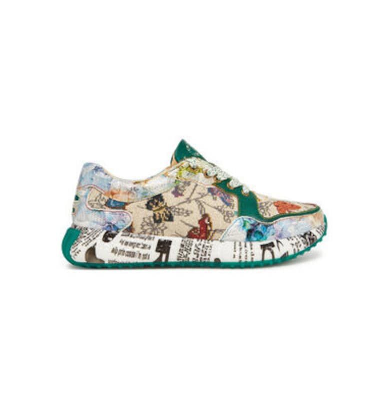 Дамски спортни обувки  BURTON 127 - Естествена кожа - Многоцветни - Многоцветен Laura Vita