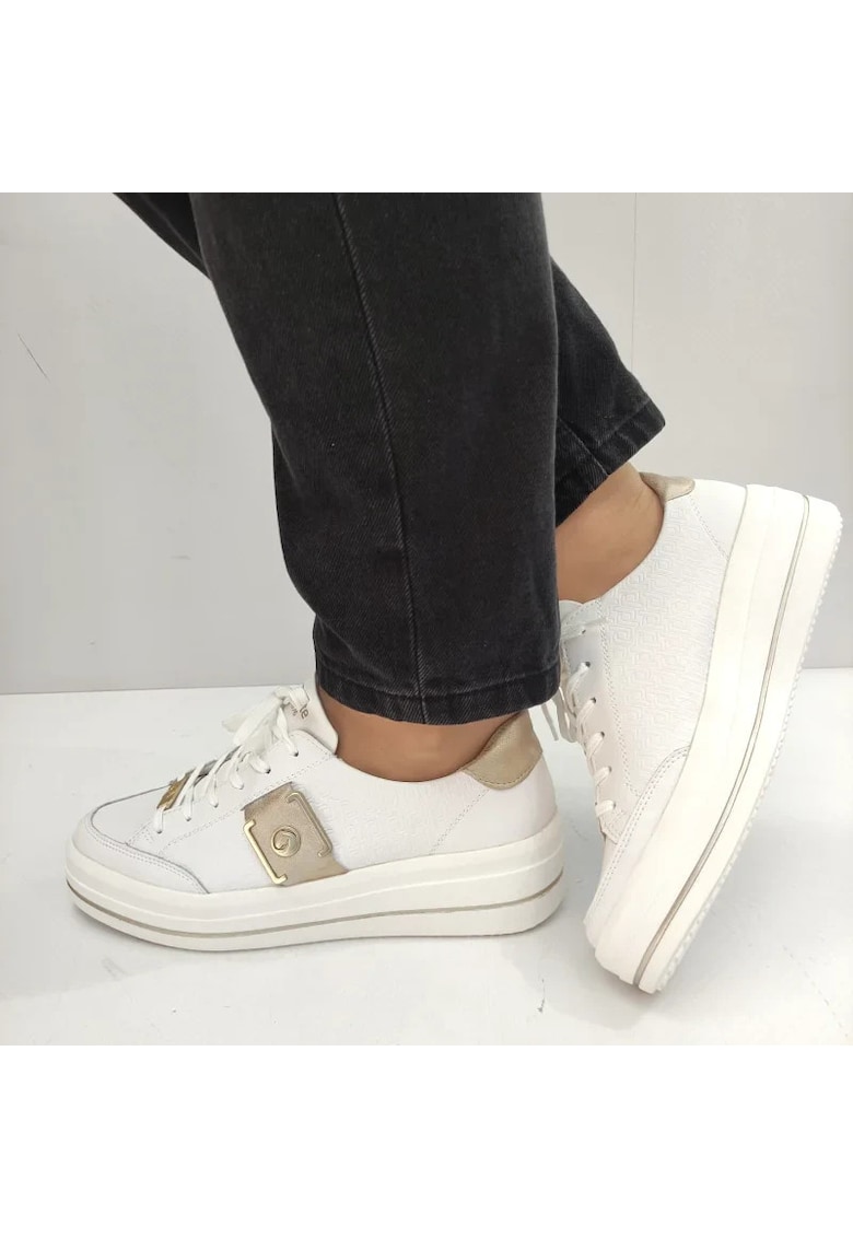 Дамски спортни обувки D1C07-80 Бели - Бял - Бял Remonte