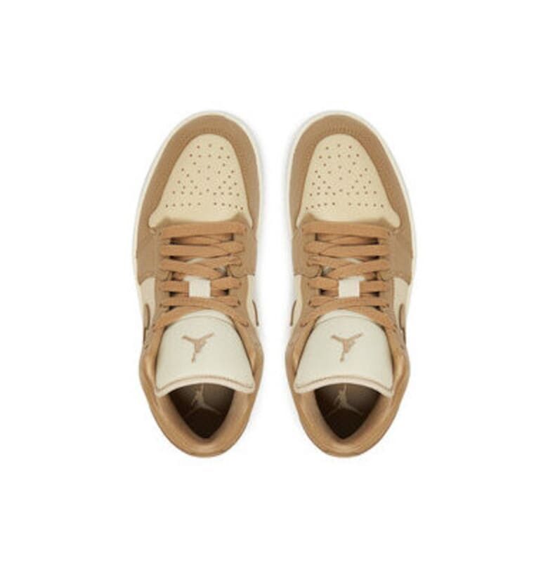 Дамски спортни обувки - DC0774 -  Естествена кожа - Бежов Nike